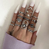 Fashionable unlimited ring, set, European style