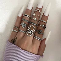 Модное безграничное кольцо, комплект, европейский стиль