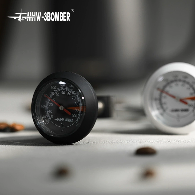 Bomber Coffee thermometer Bar Pulling Flower Tank Bubble Temperature Testing Temperature Terminal Symatic Handwriting Temperature Needle