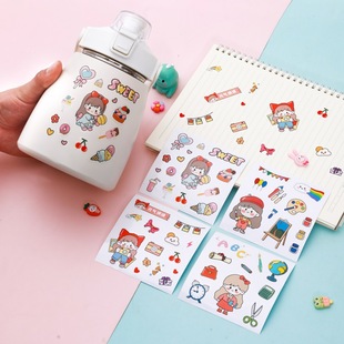 Spot stickers wholesale children's stickers cartoon stickers hand account stickers PVC waterproof Cup stickers hand account stickers