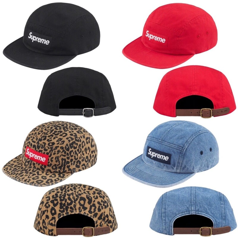 Sup Ventile Camp Cap Collaboration Waterproof Cotton Baseball Cap Color-Blocking Suede Visor S