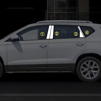 Şüşə kənarı xromları/moldingləri: Trim Strips, Jetta Vs5 Modified