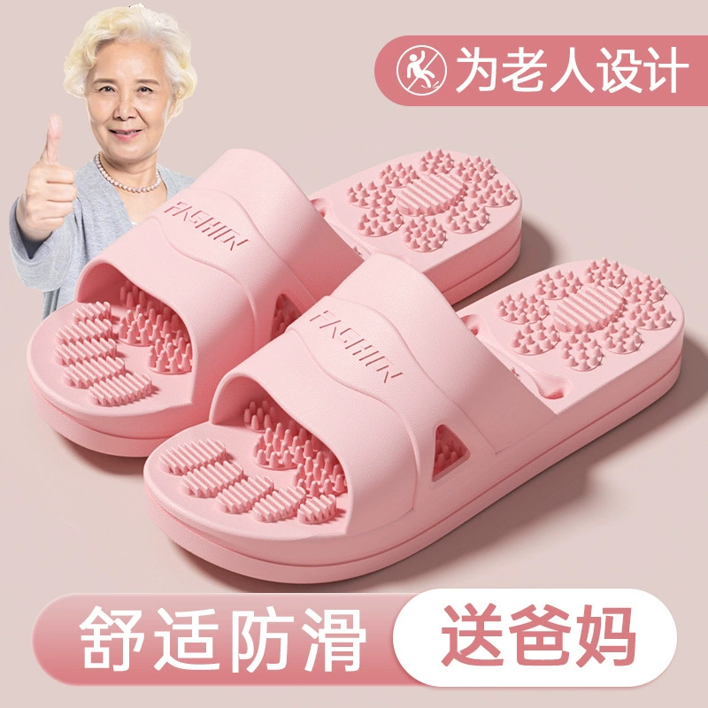 Новые летние домашние тапочки для дома, нескользящие, с мягкой подошвой, для ванной, для пары, оптом.