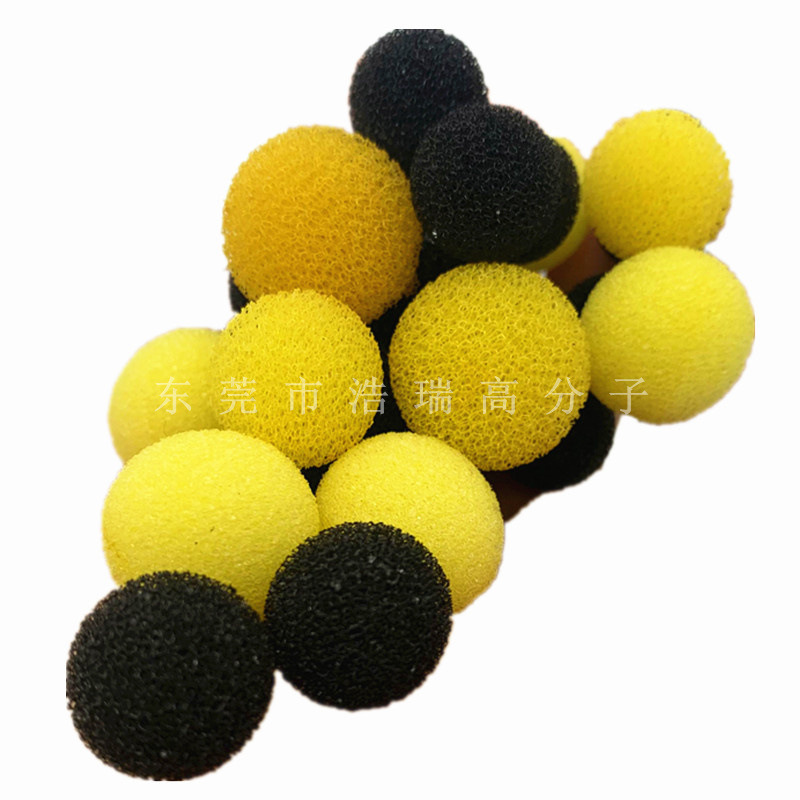 批发美甲清洁过滤棉球 粗孔水洗清洁过滤 粗孔聚氨酯过滤海绵