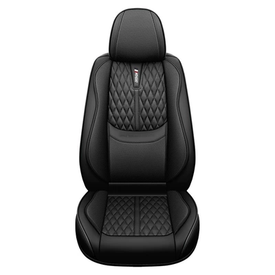 New Nappa Leather Fixed Lumbar Support – Four Seasons Pad - mysterious-black-solid-waist-single-seat-five-seats