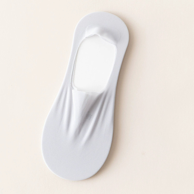 女性用夏用薄型ボートソックス、女性用浅い口の見えないソックス、シリコン滑り止め、脱落防止、吸汗性、通気性のある女性用アイスシルクソックス|undefined
