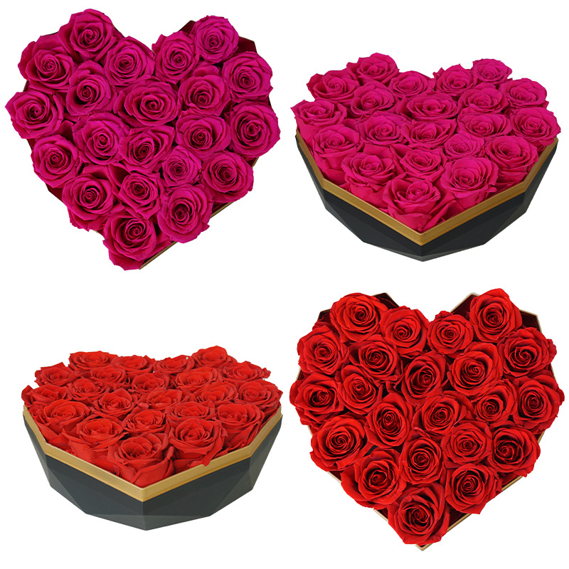 Yunnan Yongsheng Flor Diamante amor abrazo cubo flores rosa al por mayor transfronteriza Amazon productos florales
