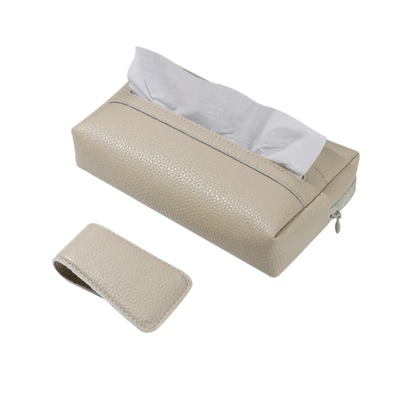 Car tissue box/set — High-end Simple Sun Visor Tissue