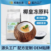 网红椰子冻粉椰奶冻粉椰皇冻粉奶茶原料奶茶店甜品水果茶商用1kg