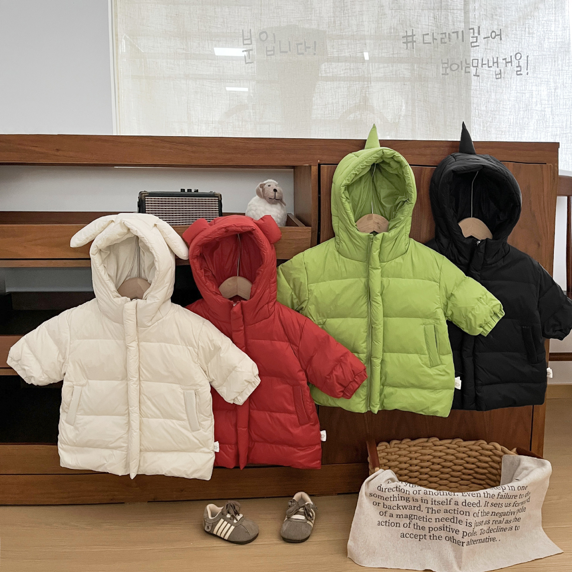 韩国童装宝宝羽绒服冬季新款洋气男女童可爱衣服婴儿轻薄保暖外套