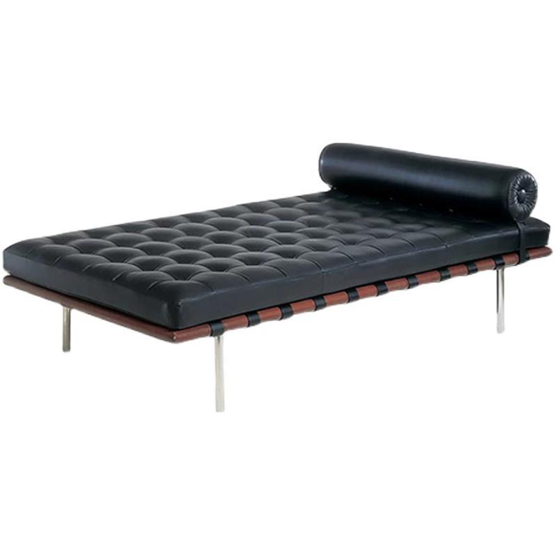 Barcelona cama Barcelona Couch sala de estar sillón reclinable casual sofá perezoso silla de cuero moderna