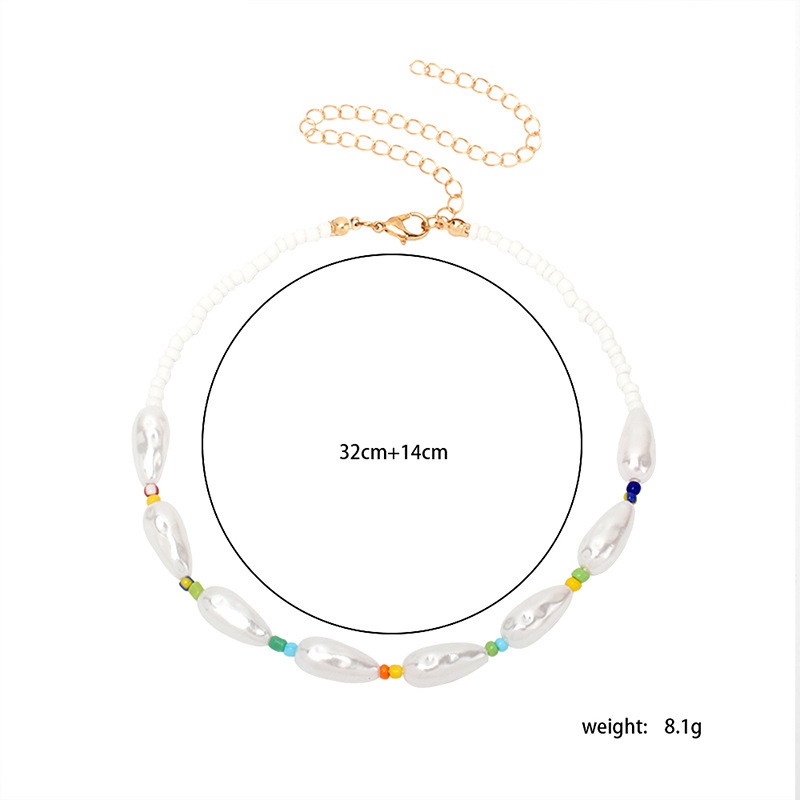 9g Weight Necklace Classification Wedding, Travel Occasion Women'S Gender Baroque Irregular Pearl Necklace Bracelet Combination Set Wholesale 无