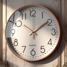 12英寸30cm静音挂钟石英钟表時鐘表亚马逊跨境掛鐘wall clock批发