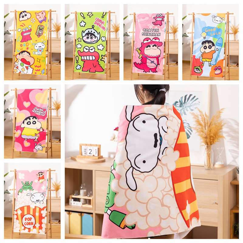 Big Sale Cartoon Household Thickeneded Bath Towel Bath Towel Soft Quick-Drying Wrap Sports Yoga Towel Super Absorbent Sand