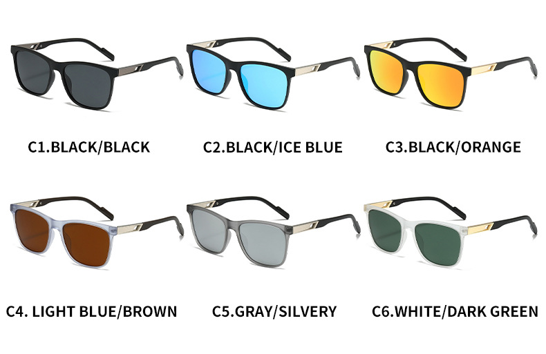50g Weight Full Frame Glasses Structure Sunglasses Classification Tac, UV400 Protection Lens Material Square Glasses Style Holiday, Travel Occasion Solid Color Pattern All Seasons Season Unisex Gender Vintage Style, Simple Style Style Grey, Black Color Vintage Style Simple Style Solid Color Tac UV400 Protection Square Full Frame Women's Sunglasses 7