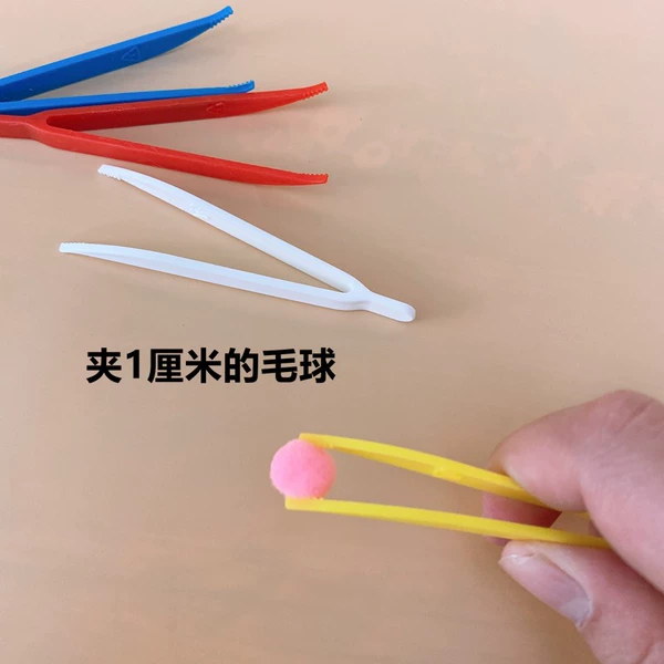 Plastic tweezers, 5 pieces