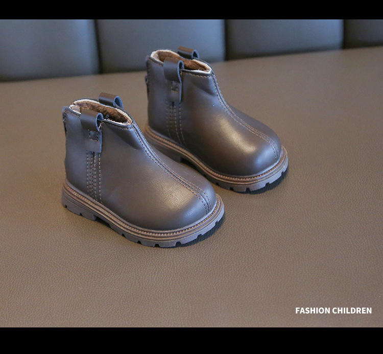 Herbst und winter baby walking mit plüsch warme kurze leder Martin stiefel, 0-3 jahre alten mädchen prinzessin_voghion.com
