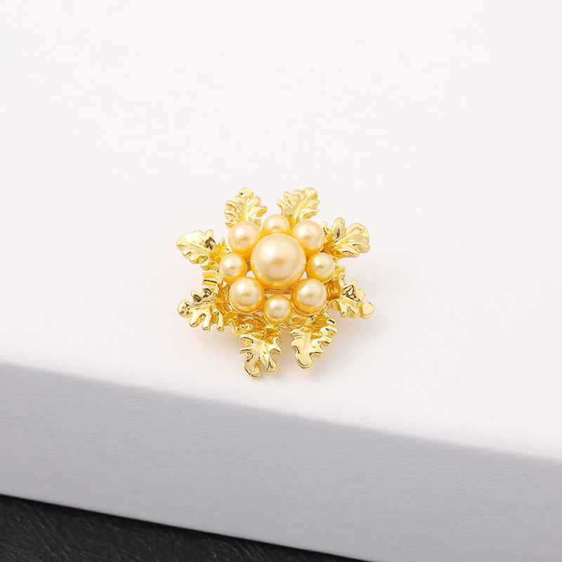 Fashion Flower Alloy Enamel Artificial Pearls Unisex Brooches display picture 7