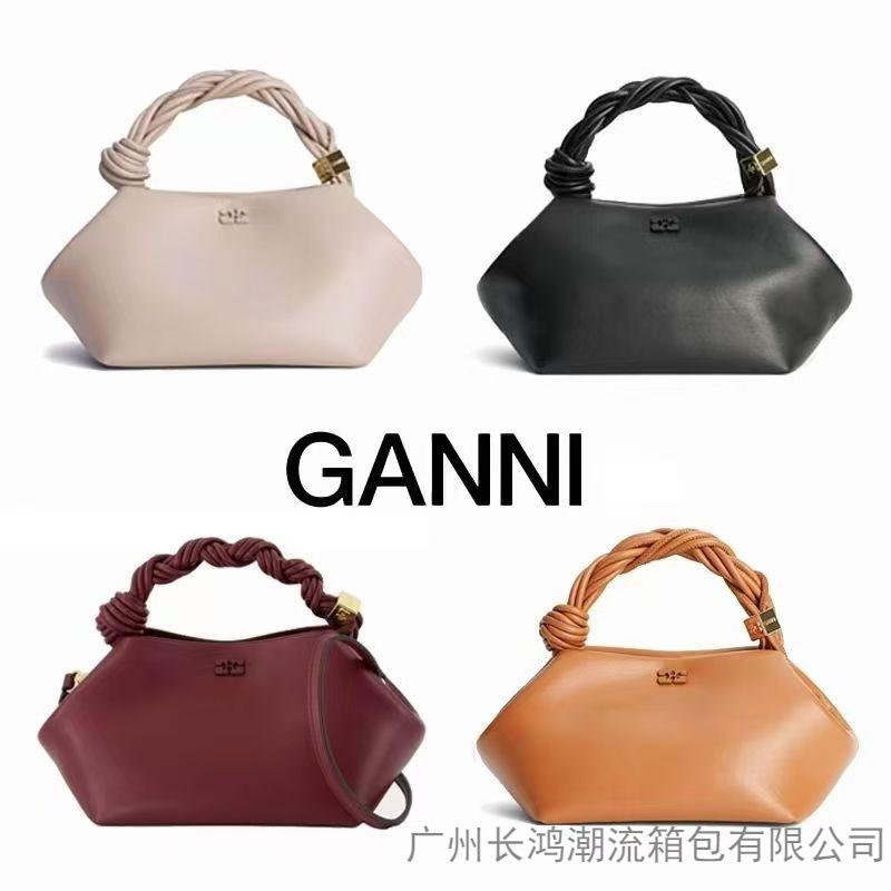 European and American Cross-Border Hot-Selling 2026 New Fashion Ganni High-End Woven Hexagonal Shoulder Tote Crossbody Bag 1