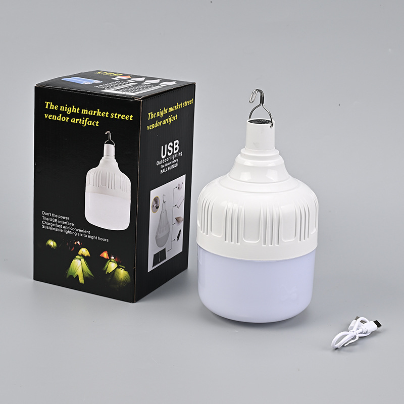 led节能灯泡led地摊夜市摆摊灯户外露营充电无线照明USB应急灯