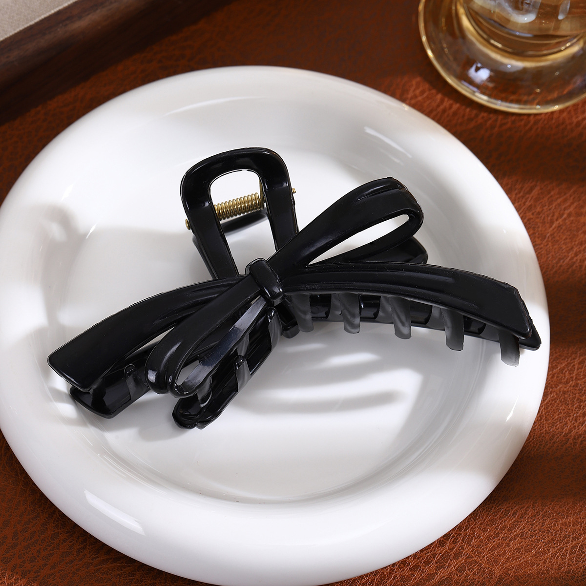 Nuevo temperamento simple clip para el cabello de mujer clip de pescado de estilo suave coreano de alta calidad clip de agarre de cabello gran adornos de cabello transfronterizos image 46
