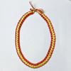 Two-color woven necklace handmade, suitable for import, Amazon