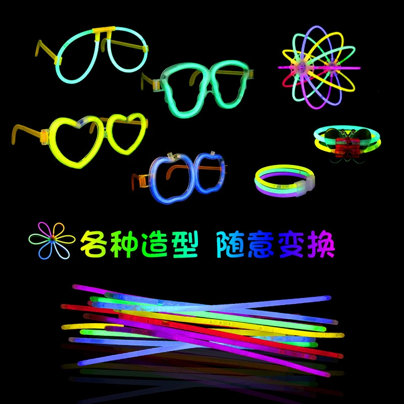 Искрящиеся палочки одноразовые мощная популярность Douyin и светящиеся маленькие игрушки для концертов, аксессуары на улице, игрушки для детей оптом