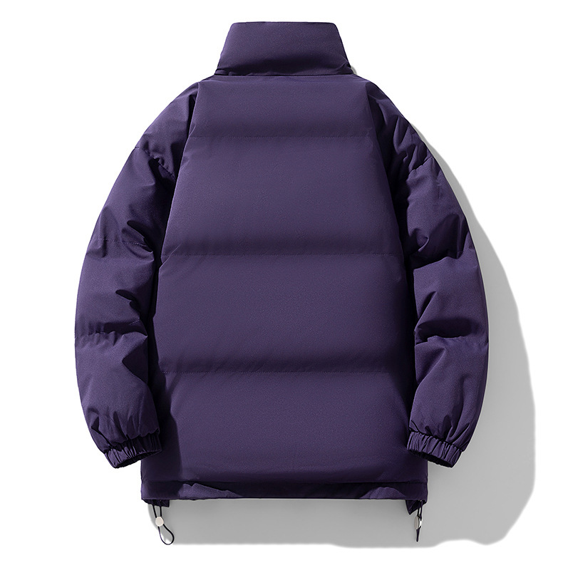 Stehkragen Herrenmantel Winter 2024 Neues Brot Amerikanische Trendmarke Baumwolljacke Paar-Outfit_voghion.com