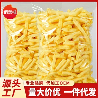 俏美味即食薯条脆500g脆土豆条马铃薯条升升休闲零食散装批发薯条