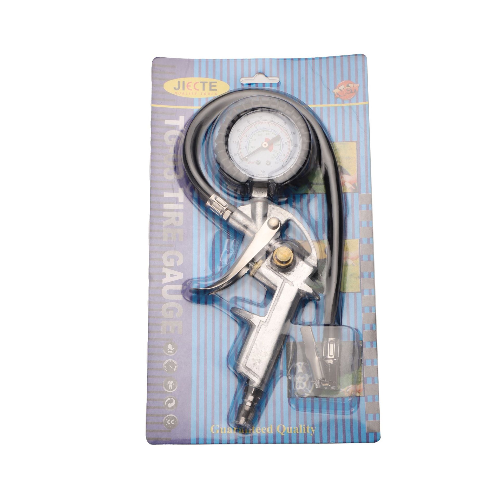 Tire pressure gauge barometer high precision with inflatable car tire pressure monitor digital display tire pressure gauge air pump gun