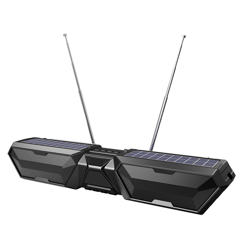 サウンドバースピーカー ブルートゥース ストリップ型 ポータブル カラフルライト搭載 高品質 デスクトップ/アウトドア ソーラーアンプ 2025年新型|undefined