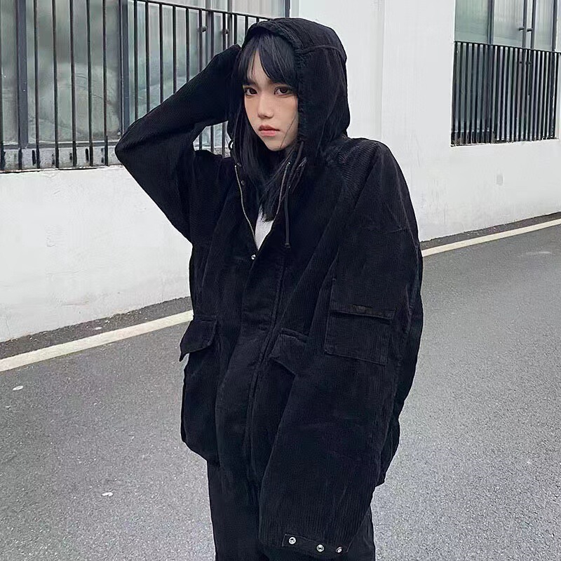 Foreign Trade Cross-border Classy Quality Epaulette Jacket Sleeve Label ST Versatile Fashion Jacket Couple Windproof Jacket