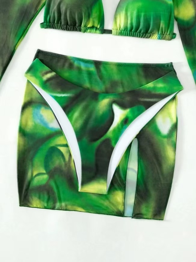 Women's Sexy Solid Color 3 Pieces Set Bikinis Swimwear display picture 29