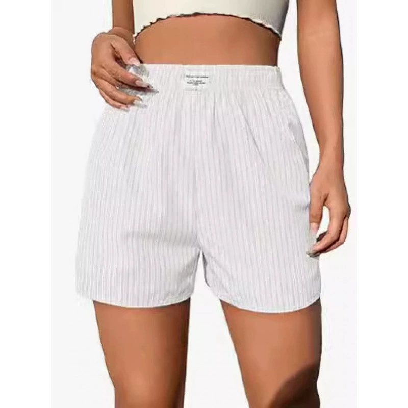 Брендовые летние шорты для отдыха, для импорта, высокая талия, свободный крой