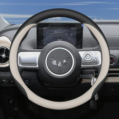 Macaron Three-generation Four-season Handicap – Steering wheel cover - black-off-white-other