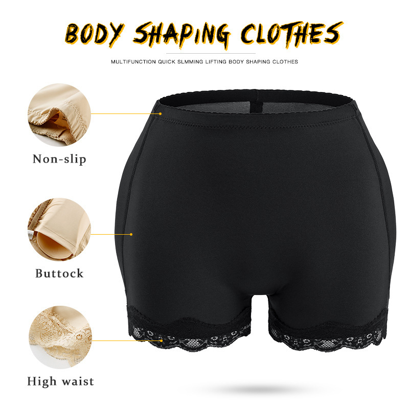 Fengqi más el tamaño del cuerpo que forma la ropa interior borde de encaje pantalones de levantamiento de cadera Europa y América transfronteriza Xiyin Temu pantalones de levantamiento de cadera
