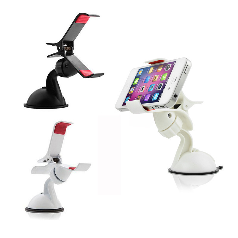 Factory direct supply duckbill single clip car mobile phone holder car navigation suction cup 360 ° rotating mobile phone holder