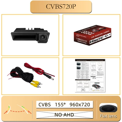 Vehicle camera 11/12 Q7/A3 handle camera - cvbs720p-fish-eye-wide-angle