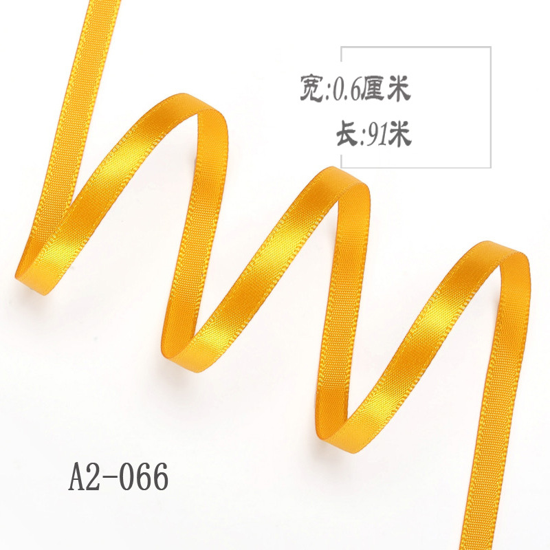 6mm poliéster con arco DIY cinta boda etiqueta marcador ropa cuerda de satén caja de regalo embalaje cinta delgada