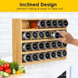 木质调料架厨房调味罐香料瓶整理架油盐陈醋储物架化妆品架调料架