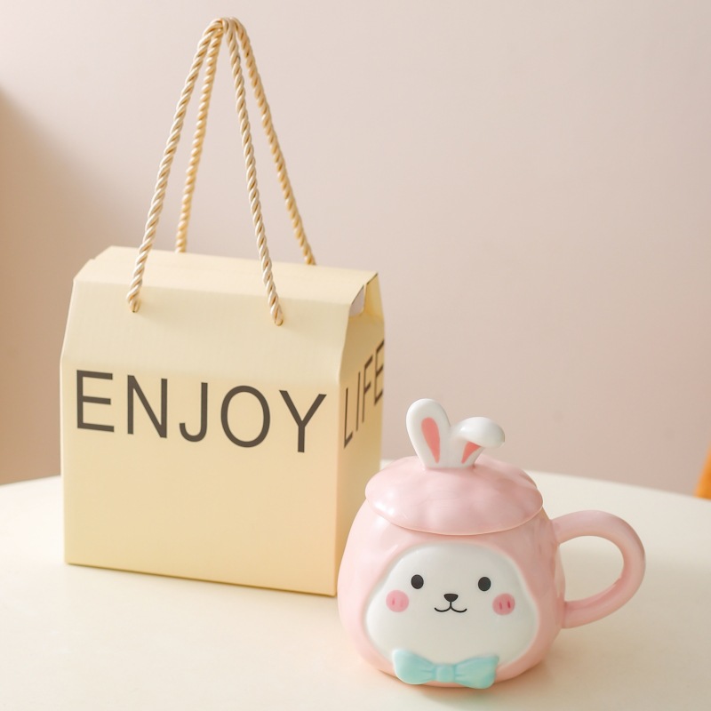 Tazas de dibujos animados creativos tazas de cerámica tazas de agua tazas de copas de copas de bebidas de niños regalos regalos al por mayor