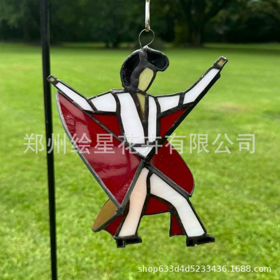 Cross-border popular Handmade Stained Spinner Memphis melody spinner