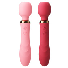 ROSELEX劳乐斯双潮震动棒加温女用自慰一棒两用可入体大按摩头G点