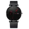 Calendar, fashionable quartz men's watch, simple and elegant design