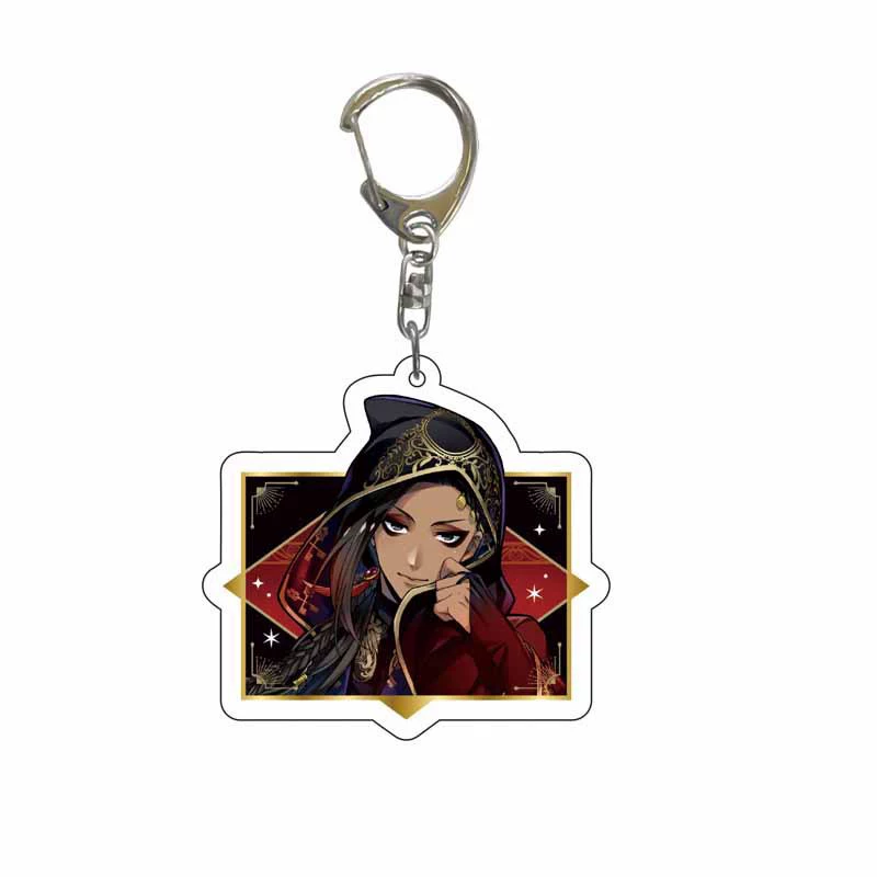 Acrylic keychain, backpack accessory, (Physicals)