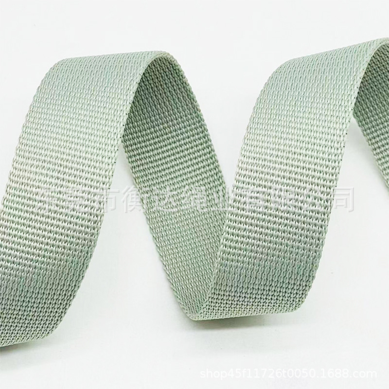 Fábrica personalizada de color sólido rayas de poliéster mate computadora jacquard correa de tela bolsas de zapatos correa de cuerda para teléfonos móviles