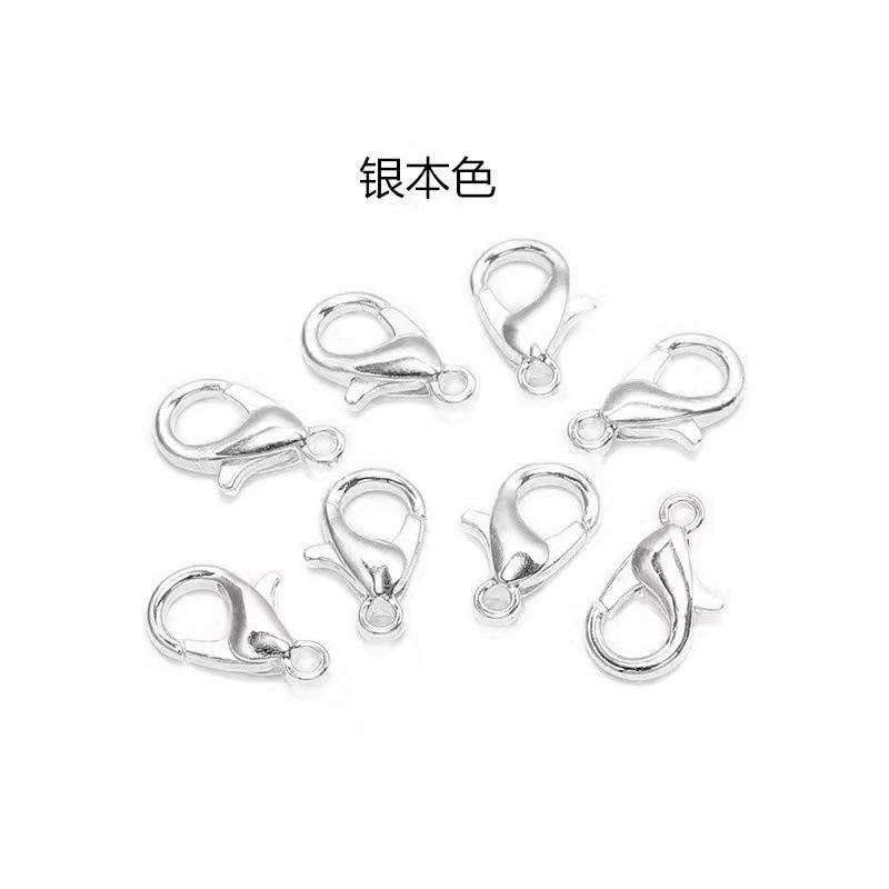 12mm aleación de zinc 302 hebilla de la langosta DIY accesorios de la joyería hebilla de la pulsera del collar de la hebilla al por mayor de ventas directas de la fábrica