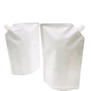 Dongguan manufacturers spot supply Multi-specification self-supporting packaging bags milk white Universal bags food liquid bags white suction nozzle bags