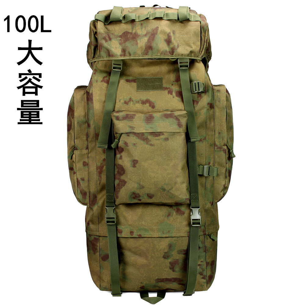 Cross-Border Amazon 100L Large-Capacity Mountaineering Bag Outdoor Gear Camping Outdoor Bag Hiking Waterproof Backpack