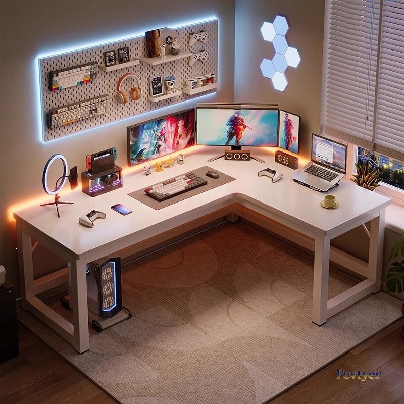 Corner Computer Desk Desktop Gaming Table L-Shaped Desk Bedroom Home Study Desk Simple Office Desk Workbench